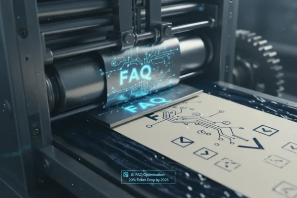 AI FAQ Optimization: 20% Ticket Drop by 2026