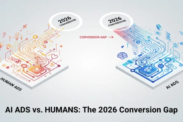 AI Ads vs. Humans: The 2026 Conversion Gap