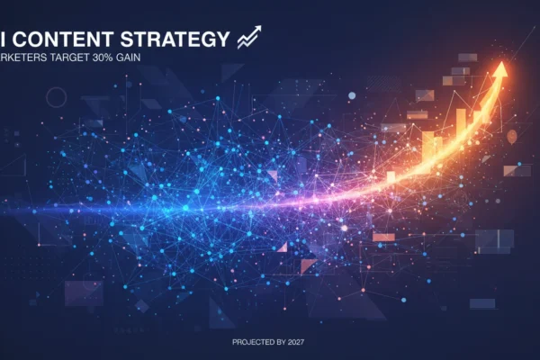 AI Content Strategy: Marketers Target 30% Gain by 2027