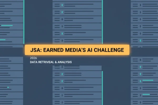 JSA: Earned Media’s AI Challenge in 2026