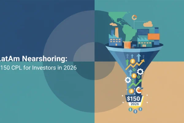 LatAm Nearshoring: $150 CPL for Investors in 2026