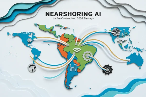 Nearshoring AI: LatAm Content Hub 2026 Strategy