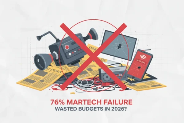 76% Martech Failure: Wasted Budgets in 2026?
