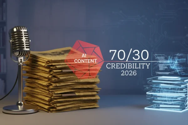AI Content: 70/30 Split for 2026 Credibility