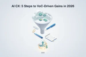AI CX: 5 Steps to VoC-Driven Gains in 2026