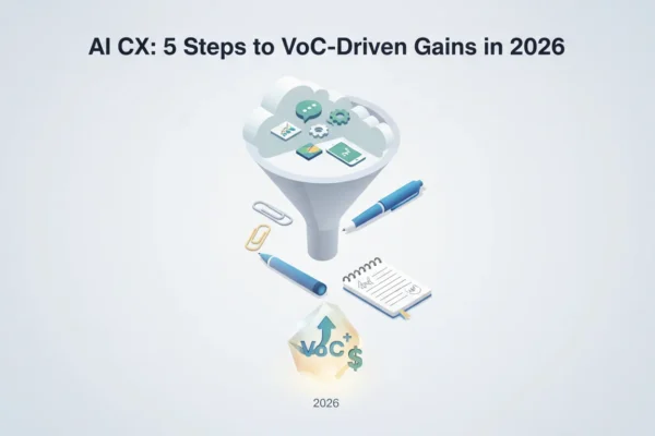 AI CX: 5 Steps to VoC-Driven Gains in 2026