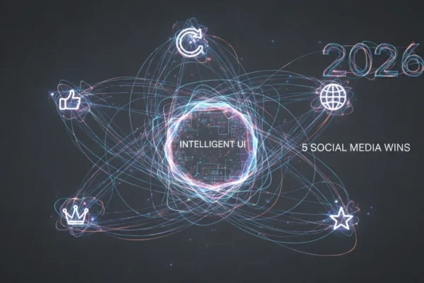 Intelligent UI: 5 Social Media Wins for 2026