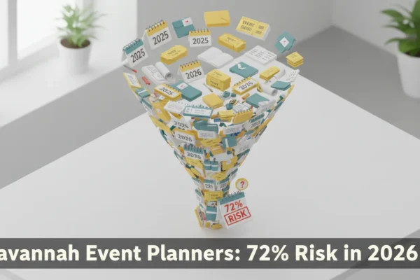 Savannah Event Planners: 72% Risk in 2026
