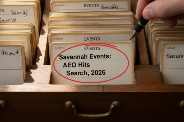Savannah Events: AEO Hits Search in 2026